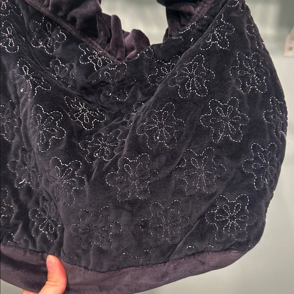 Vintage old navy velvet bag